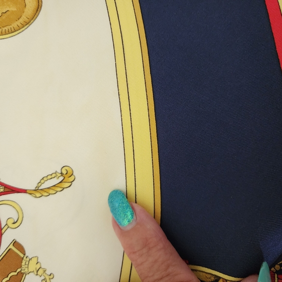 Hermes Vintage Carren 90 Silk Scarf "Springs" by Ledoux - Picture 7 of 15